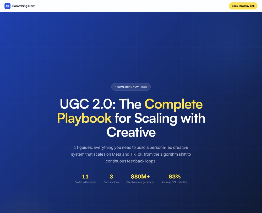 The UGC 2.0 Playbook