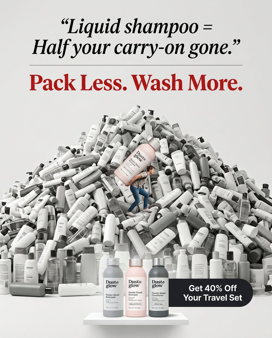Dust and Glow ad creative