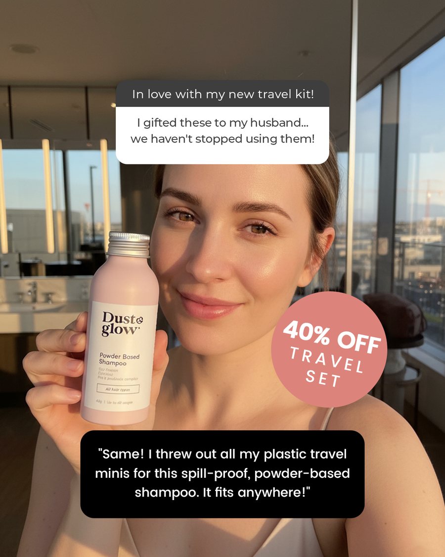 Dust and Glow ad creative